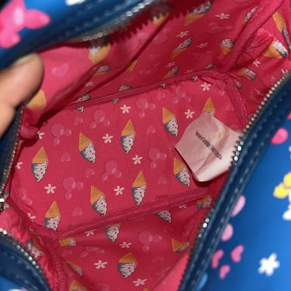 Loungefly Blue and Pink Daisy and Donald Duck Backpack - Picture 6 of 10